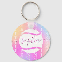 Rainbow Tênis Tipografia Ball & Girl Players