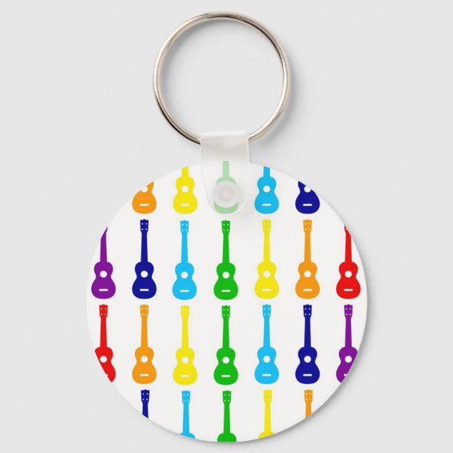 Chaveiro Rainbow Ukes (Frente)