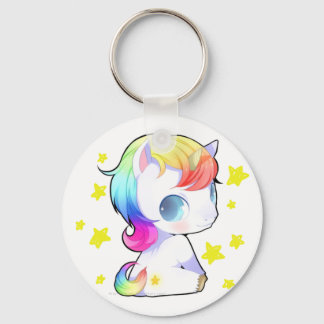 Chaveiro Rainbow Unicorn