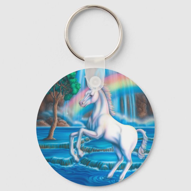 Chaveiro Rainbow Unicorn (Frente)