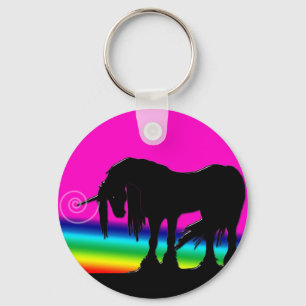 Chaveiro Rainbow Unicorn Party