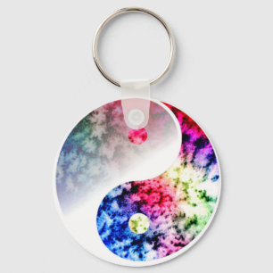 Chaveiro Rainbow Yin Yang