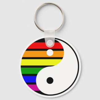 Chaveiro Rainbow Yin Yang
