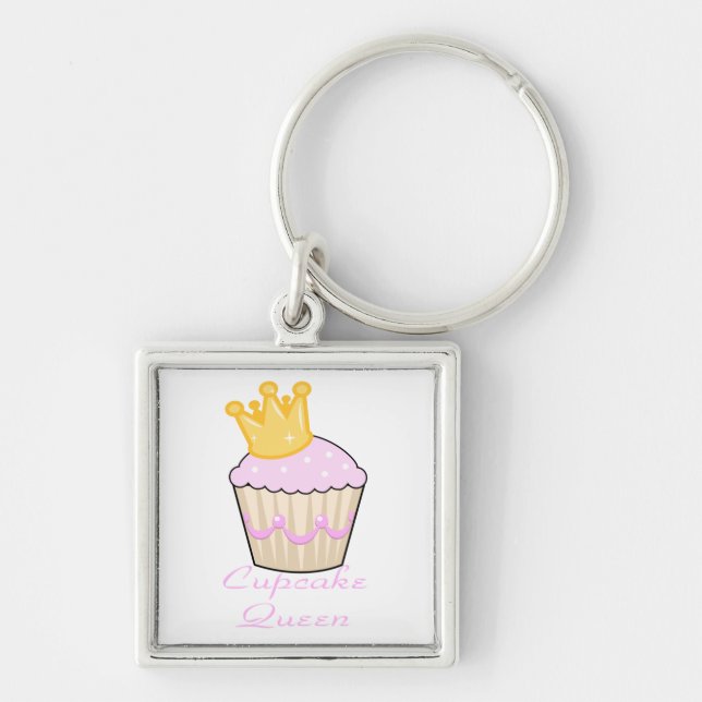Chaveiro rainha cupcake (Frente)
