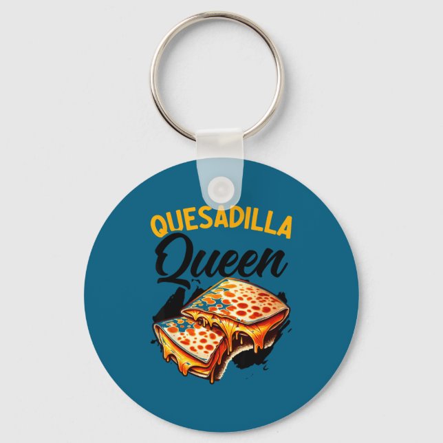 Chaveiro Rainha da quesadilla comida mexicana cinco de maio (Frente)
