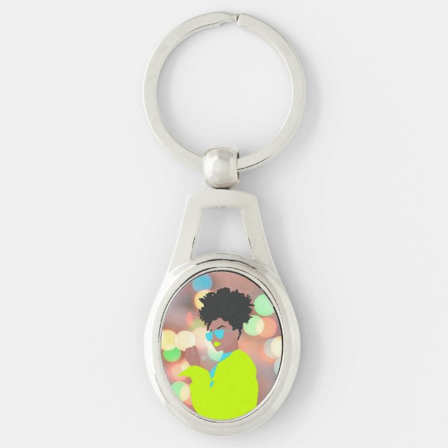 Chaveiro Rainha Dançante. (Frente)