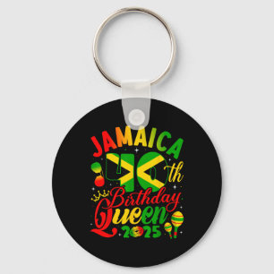 Chaveiro Rainha do Aniversário de 40 Anos Jamaica Garota Fe