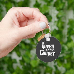 Chaveiro Rainha Do Trailer Divertido Camping Outdoor Mulher