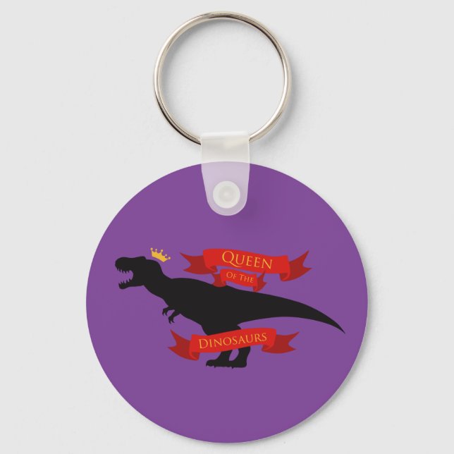 Chaveiro Rainha dos Dinossauros (Frente)