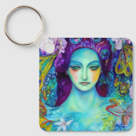 Chaveiro Rainha Fada Encantada com Borboletas