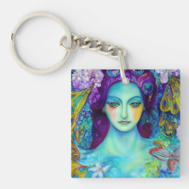 Chaveiro Rainha Fada Encantada com Borboletas