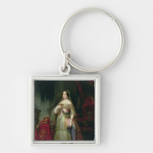 Chaveiro Rainha Isabella II da espanha (Frente)