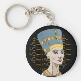 Chaveiro Rainha Nefertiti com Cartouche