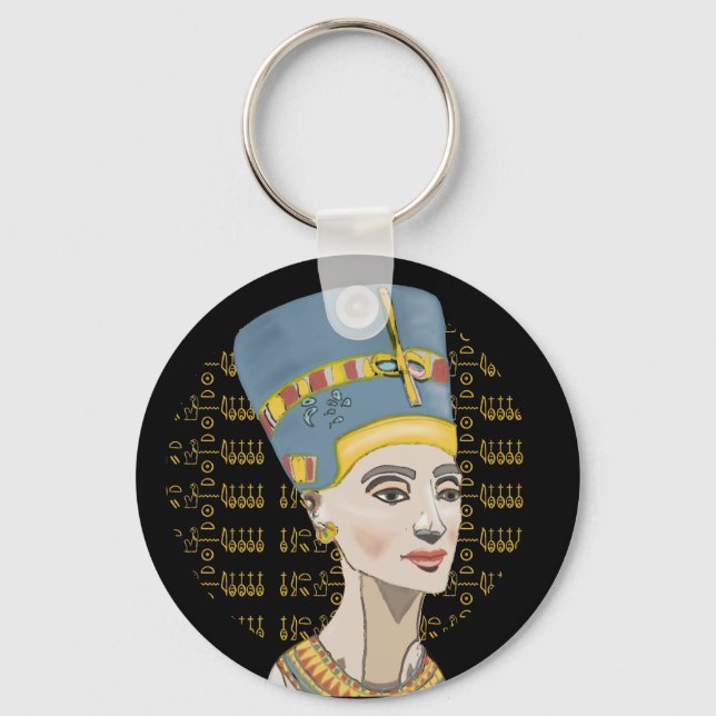Chaveiro Rainha Nefertiti com Cartucho  (Frente)