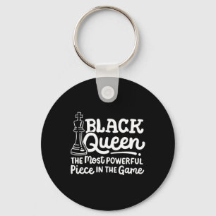 Chaveiro Rainha Negra Peça Mais Poderosa Xadrez Afro Amer