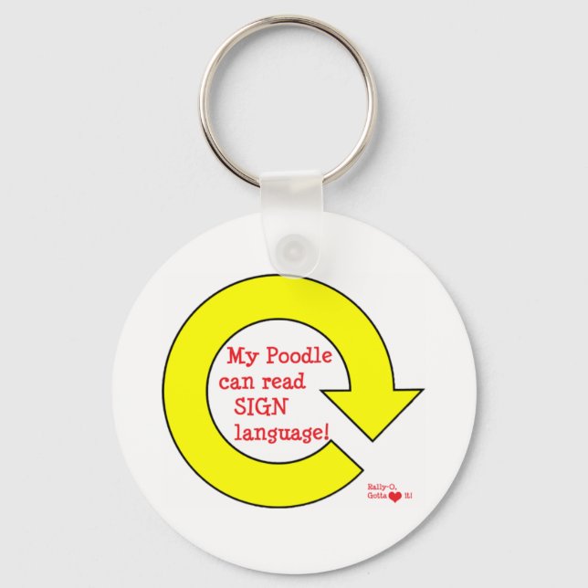 Chaveiro Rally Poodle (Frente)