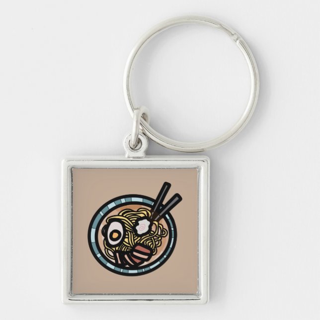 Chaveiro Ramen ama japonês fofo (Frente)