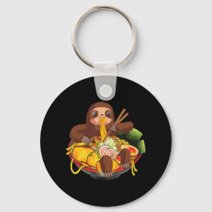 Chaveiro Ramen Sloth Kawaii Anime Comidas Japonesas Oferece