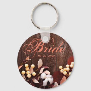 Chaveiro Ramificação de Algodão da Cadeia-Chave das Noivas 