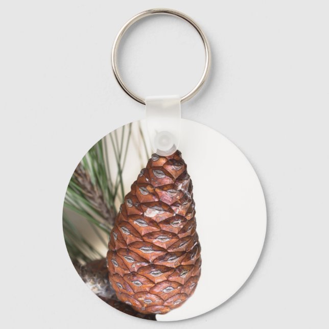 Chaveiro Ramificação do pinheiro com pinecona (Frente)