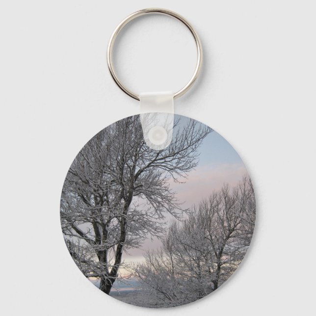 Chaveiro Ramos cobertos de neve (Frente)