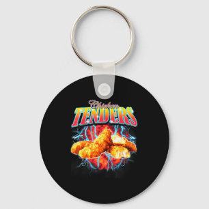 Chaveiro Rap Pirata Camisas engraçadas de frango Tenders Vi