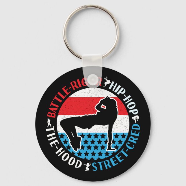 Chaveiro Rapariga de dança de dança do Salto de anca (Frente)