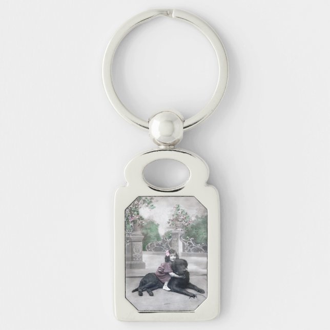 Chaveiro Rapariga e seu Cachorro (Frente)