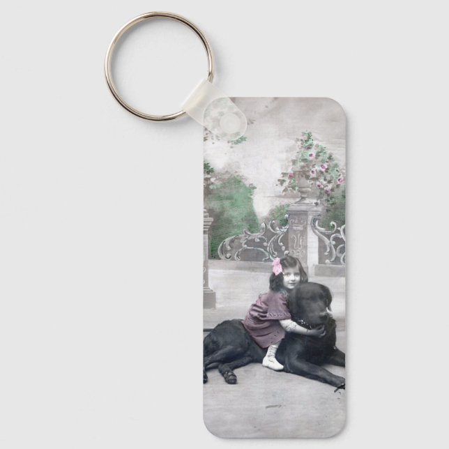 Chaveiro Rapariga e seu Cachorro (Frente)