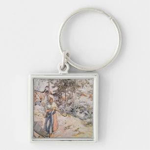 Chaveiro Rapariga que tece, 1905