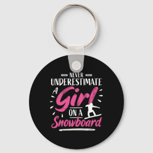 Chaveiro Rapariga Snowboard - Snowboard
