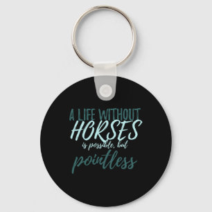Chaveiro Raparigas Cavalas Andando Mulheres Equestres Horse