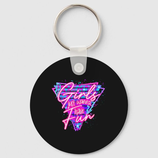 Chaveiro Raparigas Festas de aniversário De Aniversário Só  (Frente)