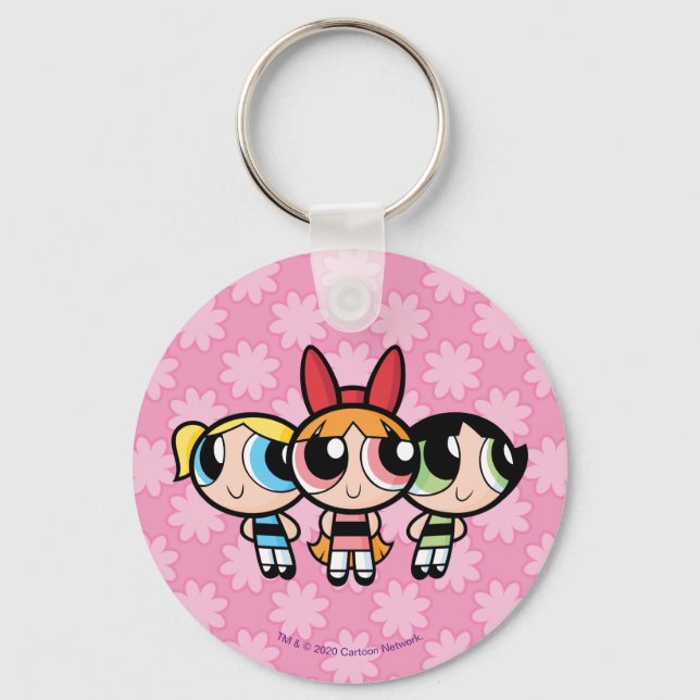 Chaveiro Raparigas Powerpuff: Açúcar, Especiarias e Tudo Mu (Frente)