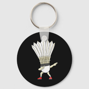 Chaveiro Rapaz do Volante de Badminton com Dabbing