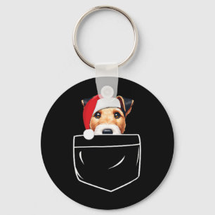 Chaveiro Raposa Suave Cachorro Cachorro Papai Noel