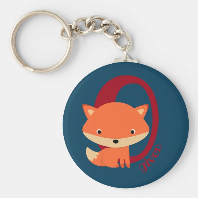 Chaveiro Raposa Zero Dada - Raposa vermelha sarcástica agud (Frente)