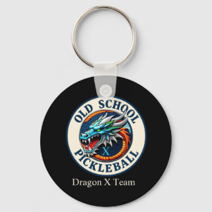 Chaveiro Raquete de Pickleball - Dragon X Old School Pickle