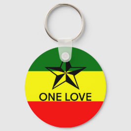 Chaveiro Rasta One Love Keyring
