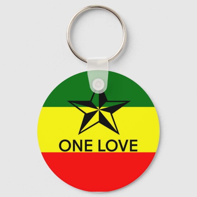 Chaveiro Rasta One Love Keyring (Frente)
