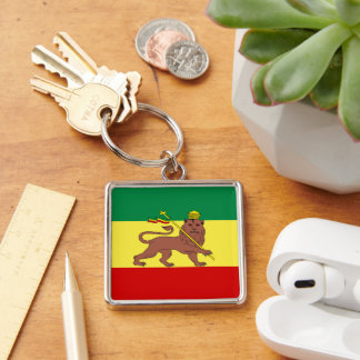 Chaveiro Rasta Reggae Leão de Judah
