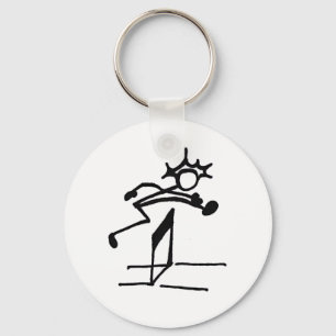 Chaveiro Rastreamento e campo do Hurdler Stickman