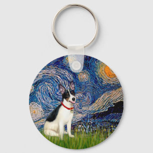 Chaveiro Rat Terrier - Noite Estrelada