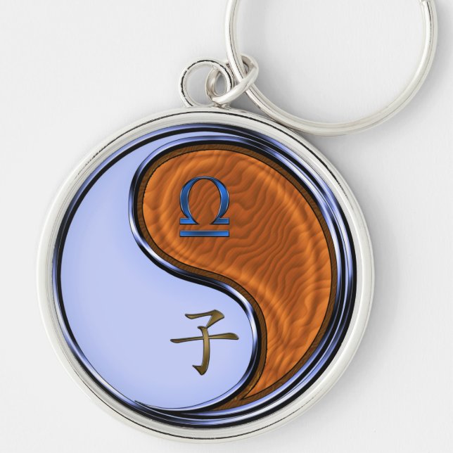 Chaveiro Rato de Libra e Madeira (Frente)