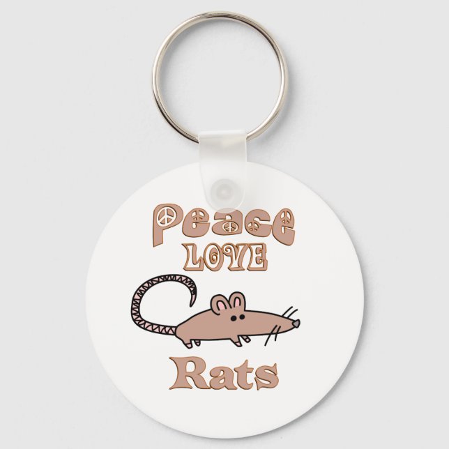 Chaveiro Ratos de Amor pela Paz (Frente)