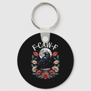 Chaveiro Raven Crow F-craw-f Halloween Bird Fcawf Gothic Sp