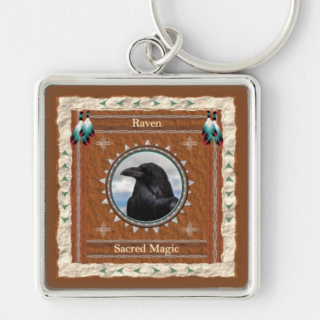Chaveiro Raven - Magia Sagrada - Cadeia-Chave (Frente)
