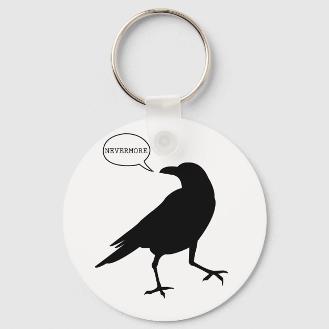 Chaveiro Raven Nevermore Key Chain (Frente)