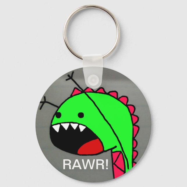 Chaveiro Rawr Dino (Frente)