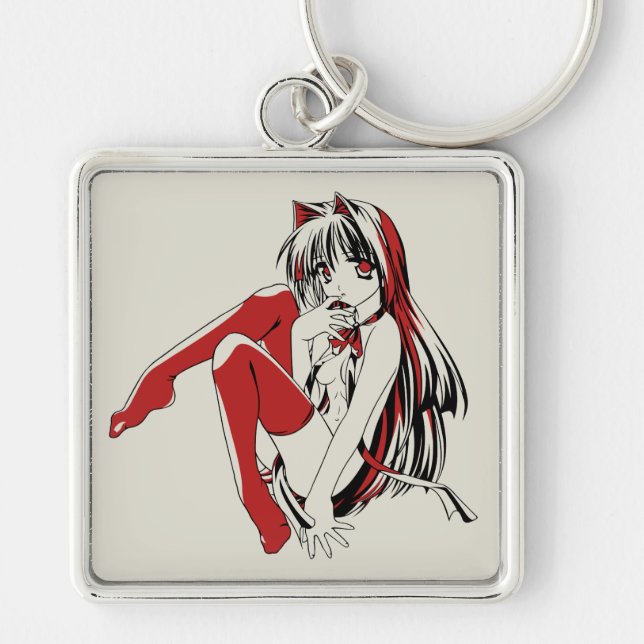 Chaveiro RBP, Neko, o Furão de Gata Sexy Anime (Frente)